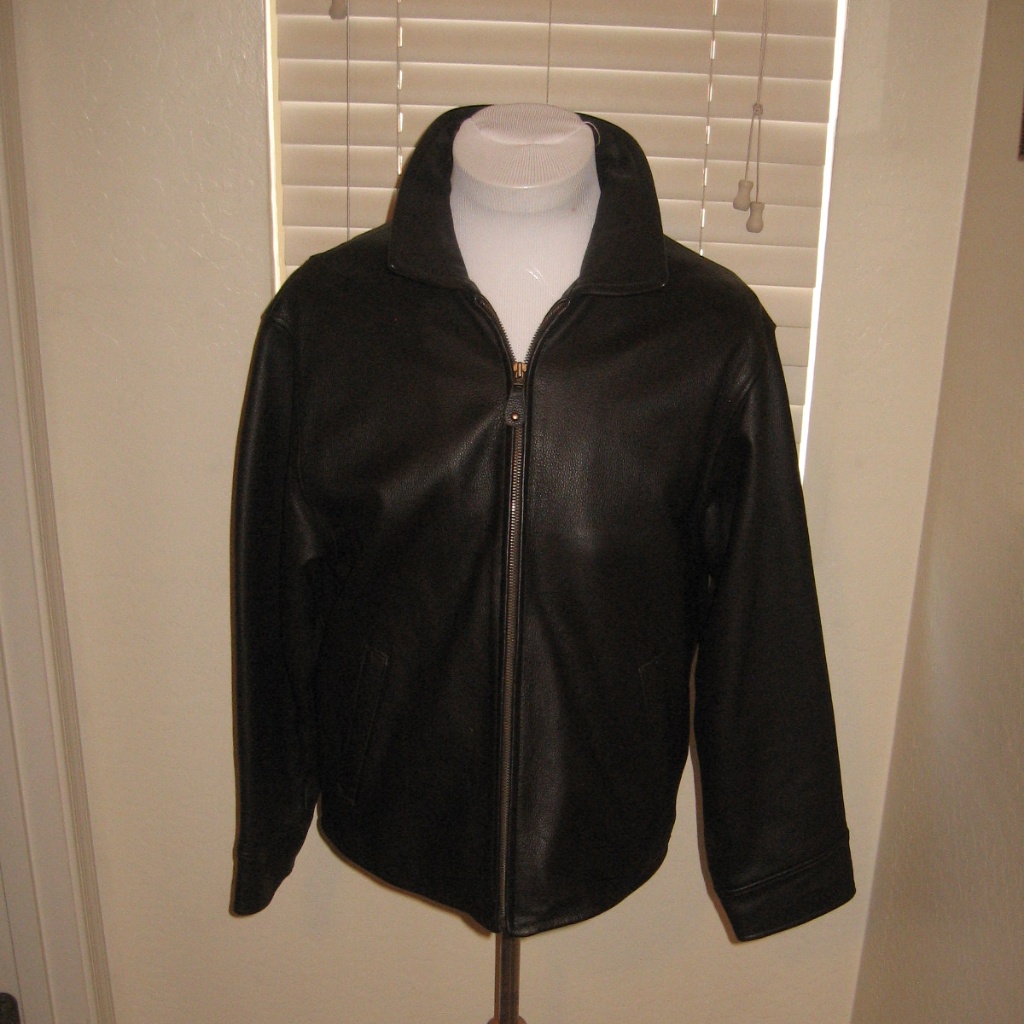 Eddie Bauer Women's Leather Jacket - Brown Large